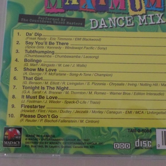Maximum Dance Mix CDs - Set of 3 - Picture 14 of 15